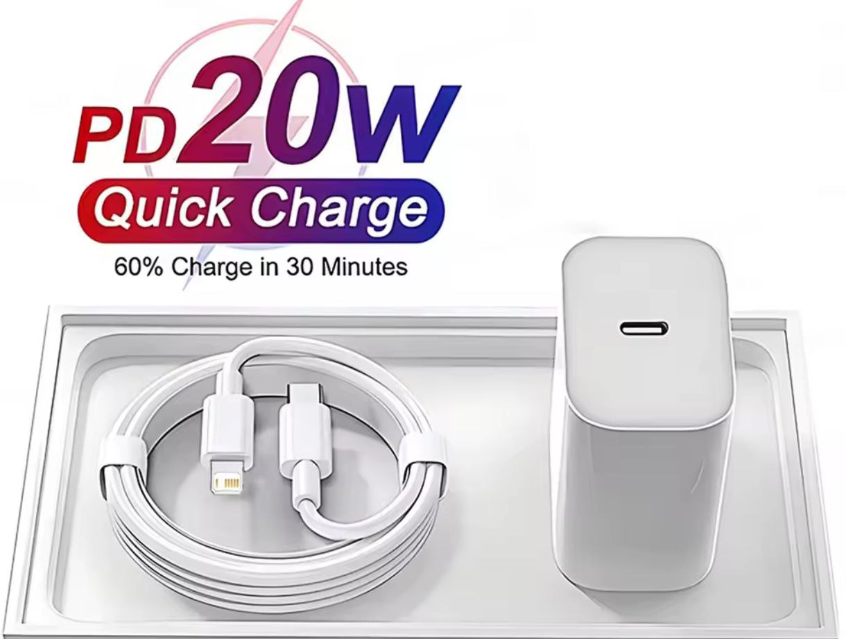 Cargador de Pared Carga Rápida de 20W - Imagen 1
