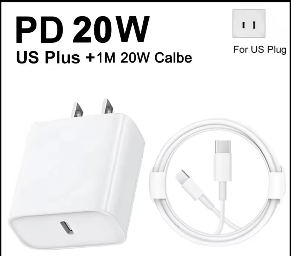 Cargador de Pared Carga Rápida de 20W - Imagen 2