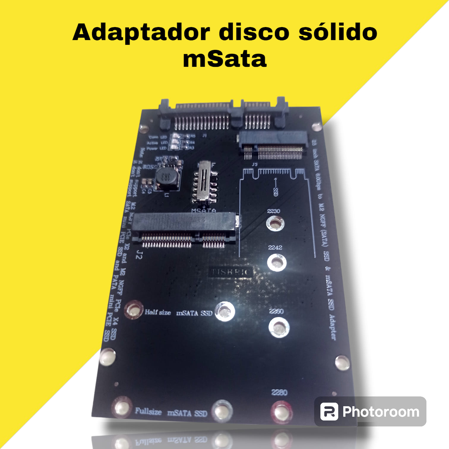Adaptador tarjetas mSATA - M2