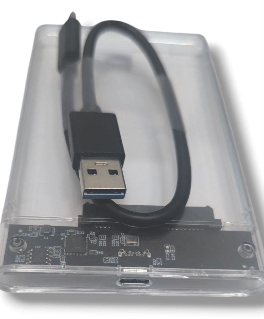 Carcasa disco duro 2.5" USB 3.0 transparente - Imagen 2